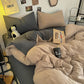 Two-Tone Washed Cotton Bedding Set